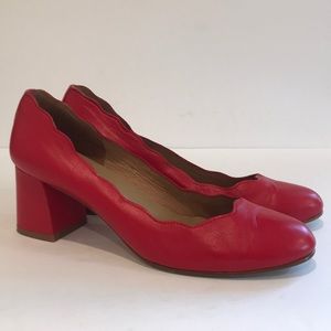 SF/NY Scalloped Red Heels 👠